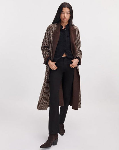 Rag & Bone Vasso Double-Face Plaid Coat