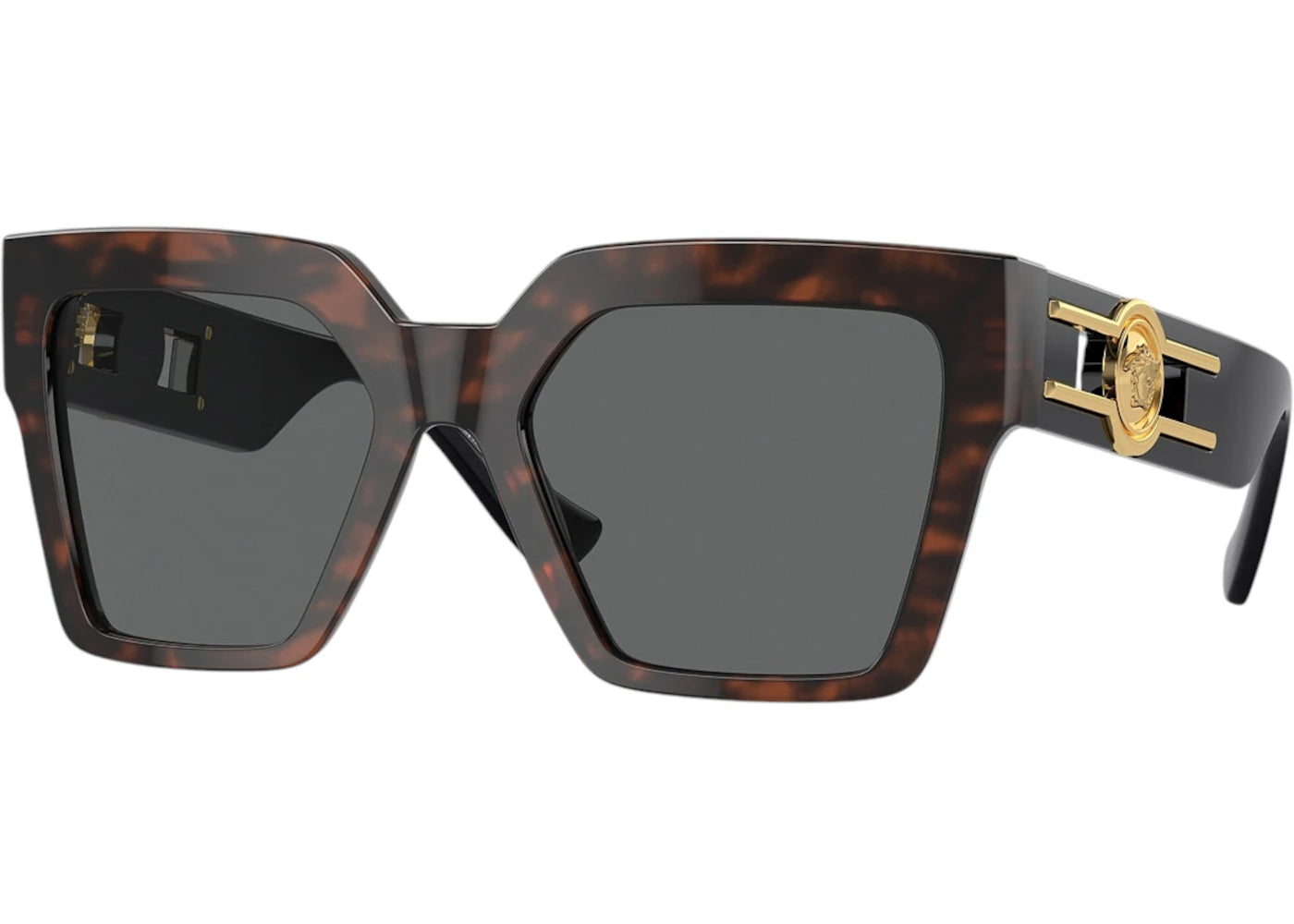 versace butterfly sunglasses gray havana (ve4458 542987)