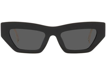 versace cat eye sunglasses black/grey (ve4432u)