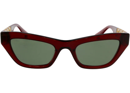 versace cateye sunglasses transparent red/green (0ve4419 388/2)
