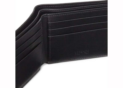Versace La Greca Signature Wallet Black/Grey
