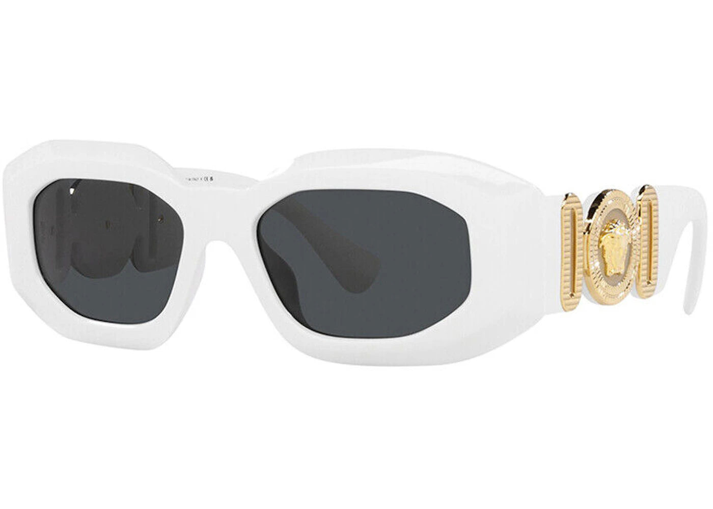 versace maxi medusa biggie sunglasses white (ve4425u-314-87)