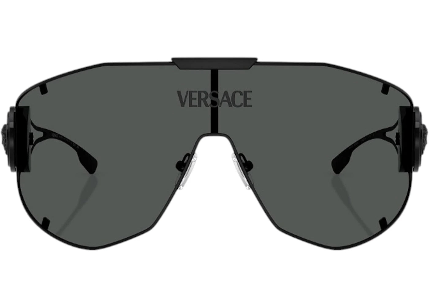 Versace Shield Sunglasses Gray Black Ve2268 143387
