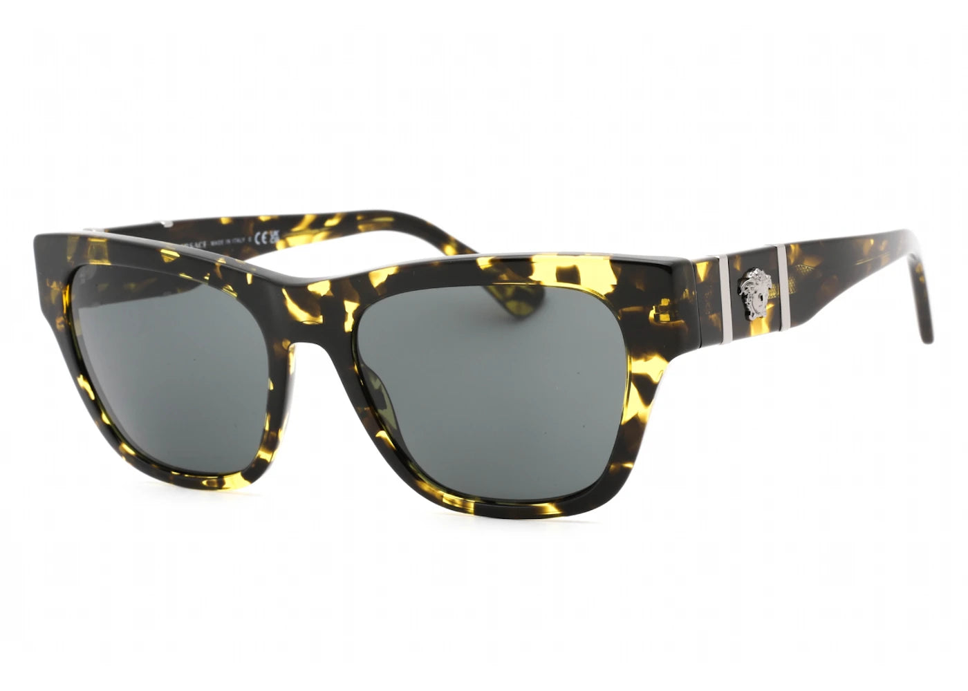 versace square sunglasses yellow havana (ve4457-542887)