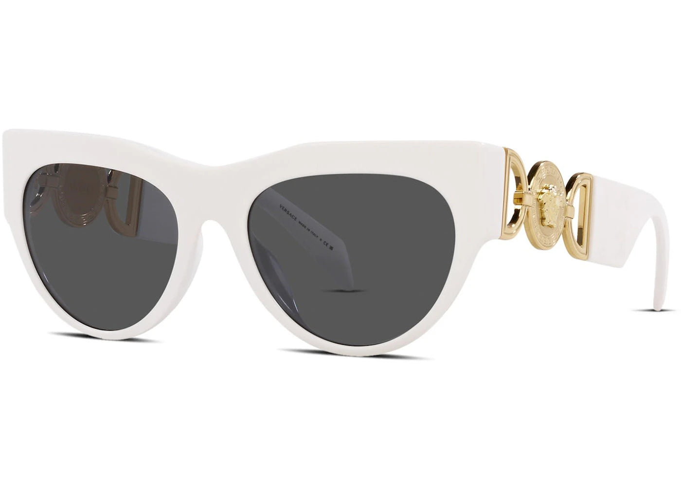 versace winged medusa sunglasses white (ve4440u-314/87)