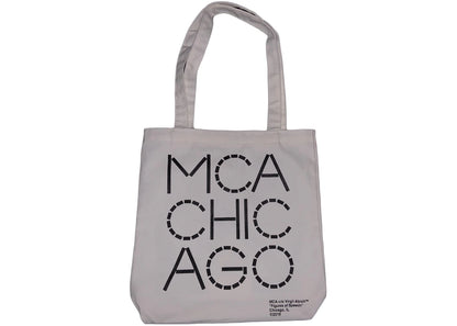 Virgil Abloh X Mca Tote Bag White