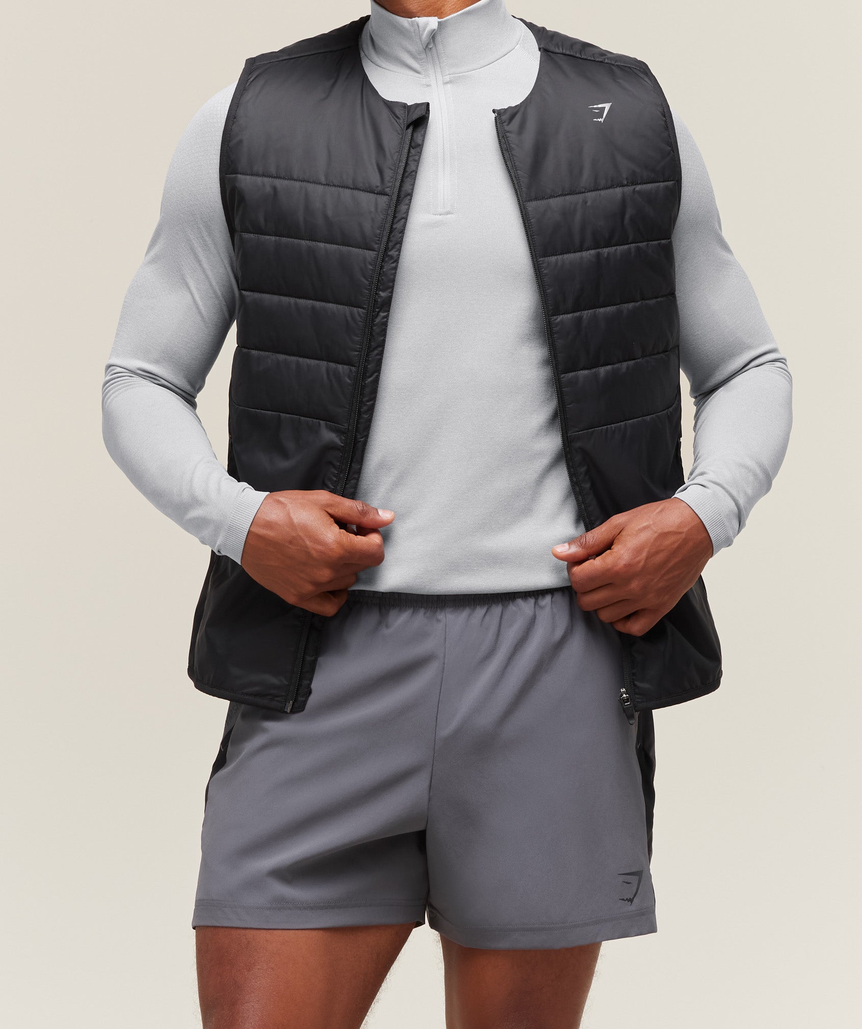 Gymshark Vital 1/4 Zip Light Grey