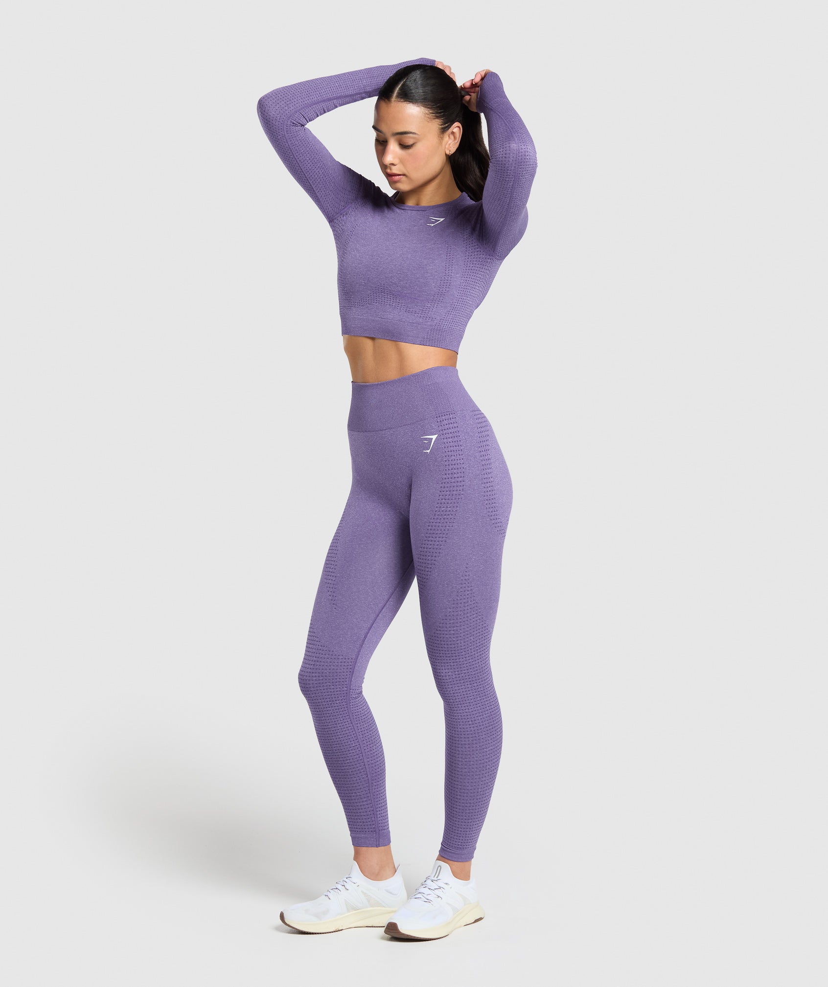 Women's Gymshark Vital Crop Top Functional Purple