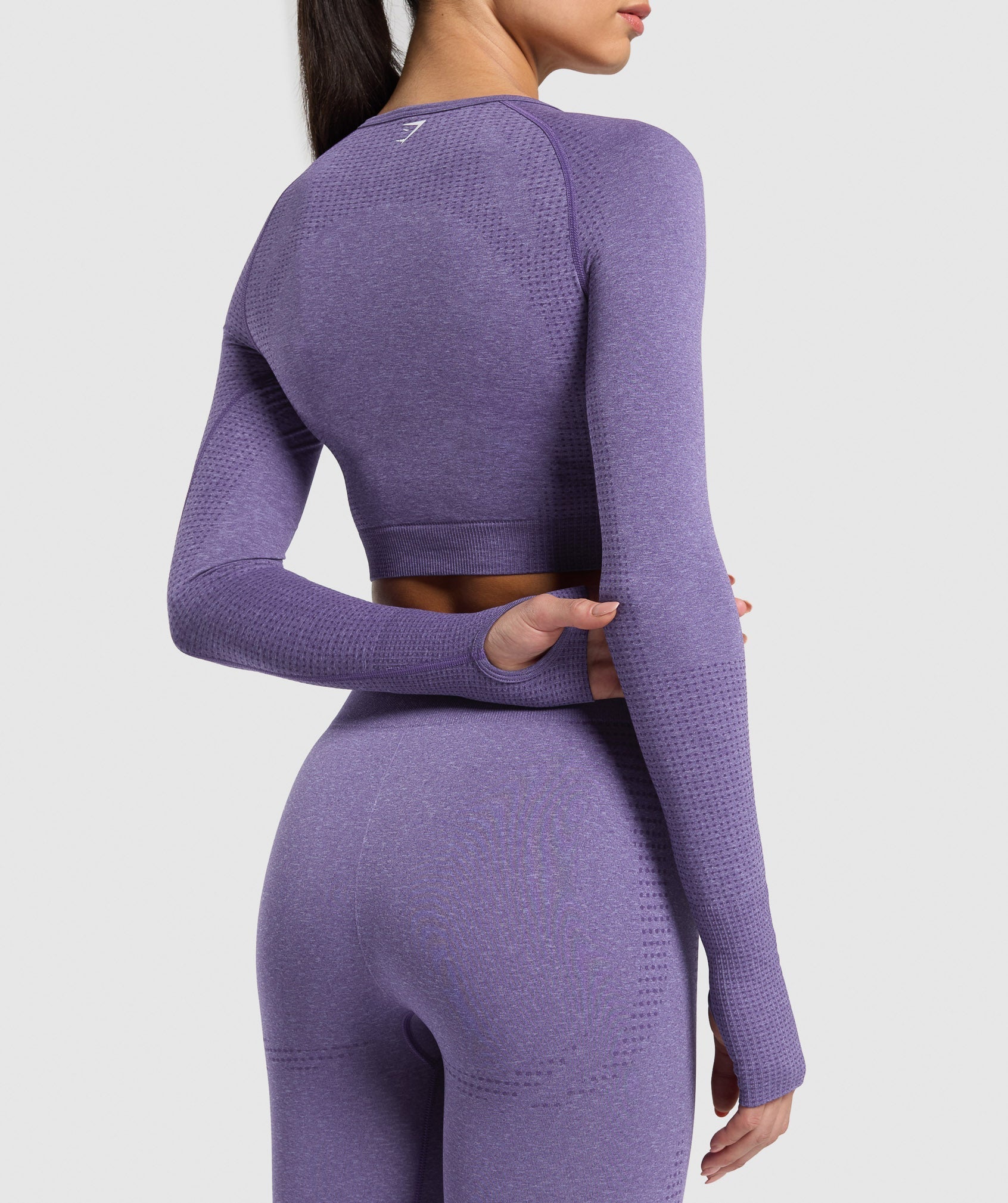 Women's Gymshark Vital Crop Top Functional Purple