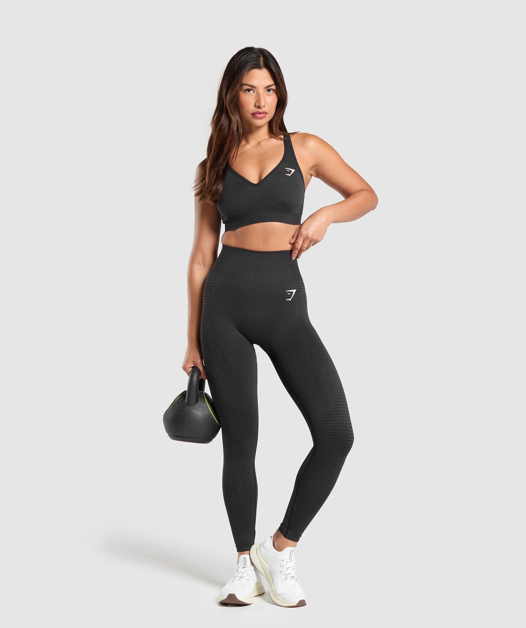Women's Gymshark Vital Leggings Black Marl