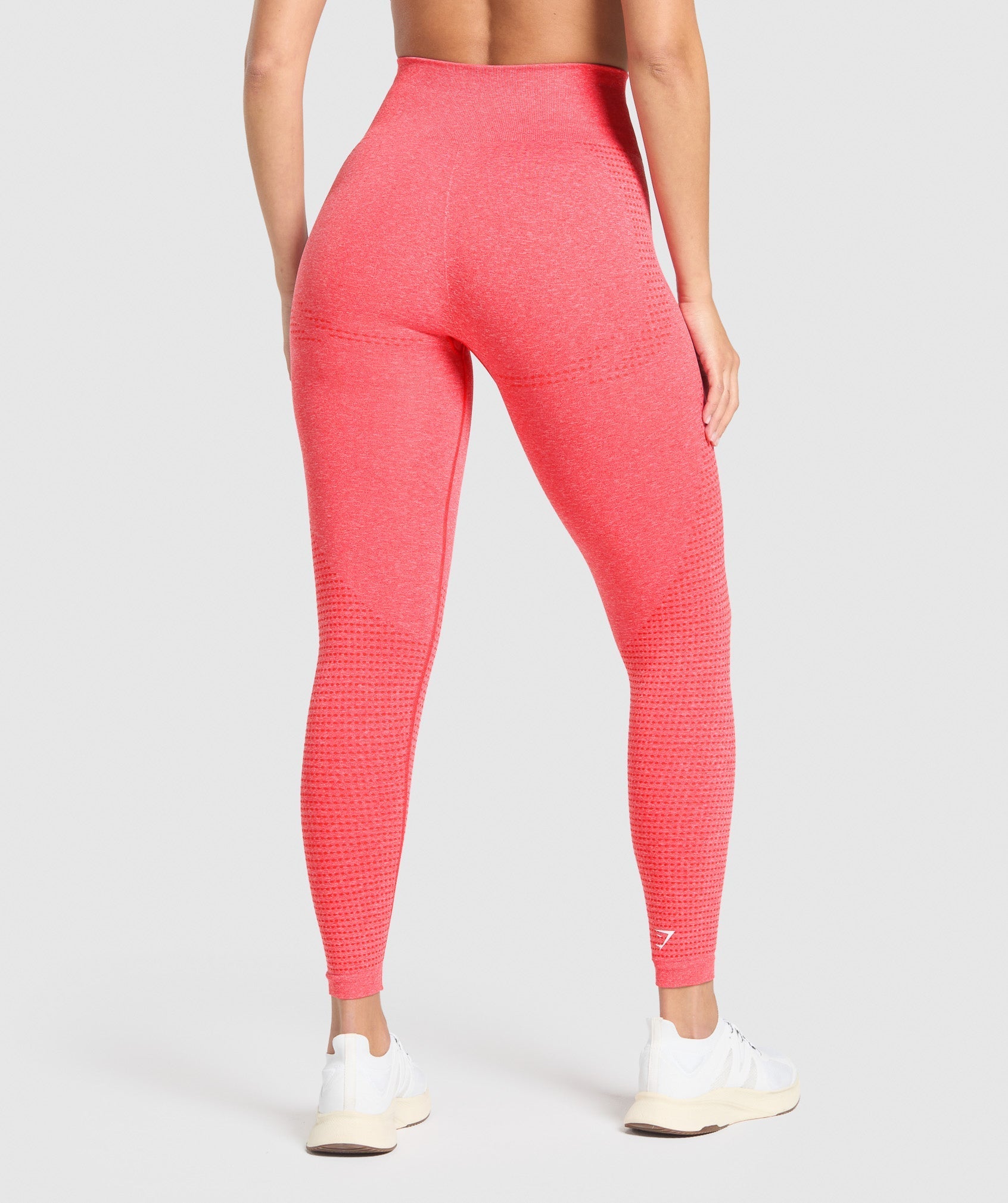 Women's Gymshark Vital Leggings Coral Red Marl