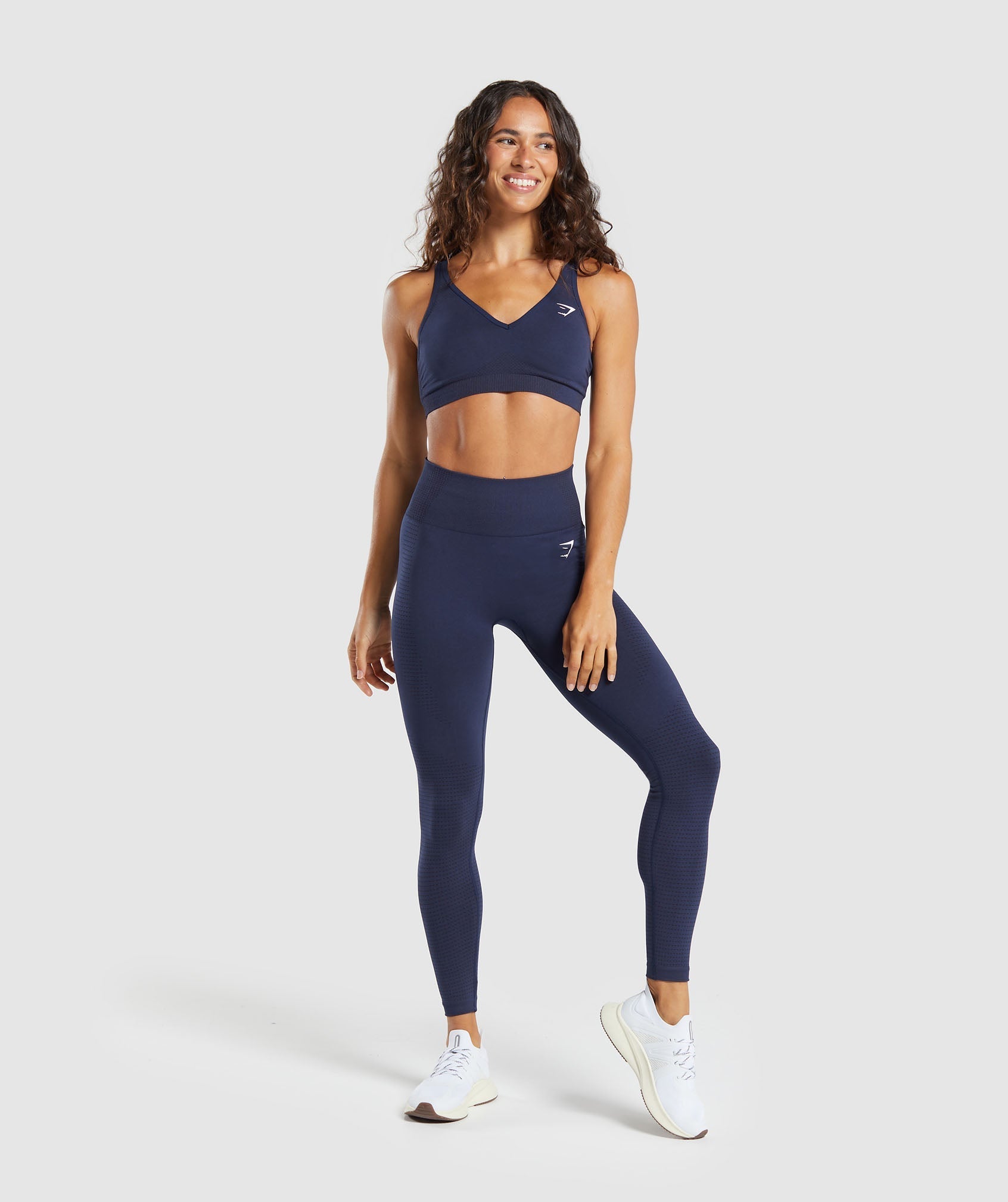 Women's Gymshark Vital Leggings Heavy Blue Marl
