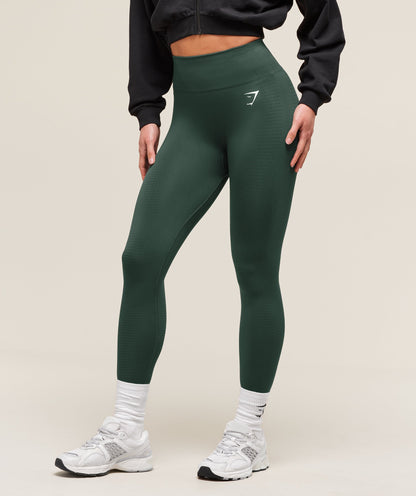 Women's Gymshark Vital Leggings Woodland Green Marl