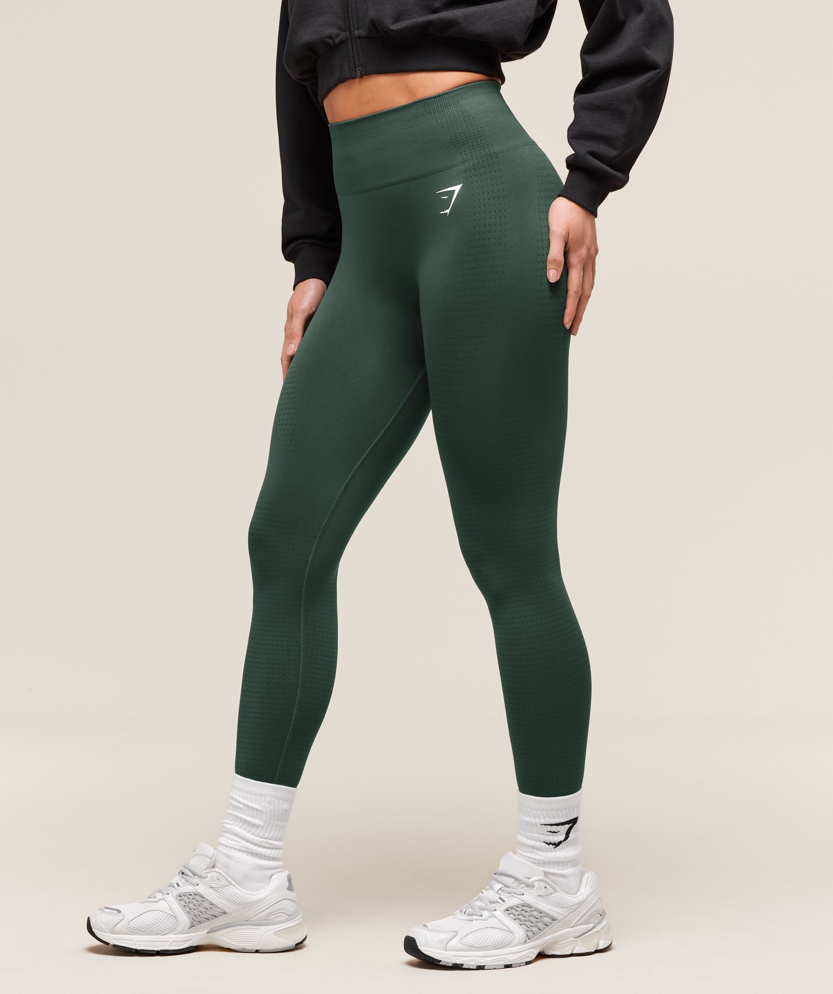 Women's Gymshark Vital Leggings Woodland Green Marl