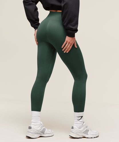 Women's Gymshark Vital Leggings Woodland Green Marl