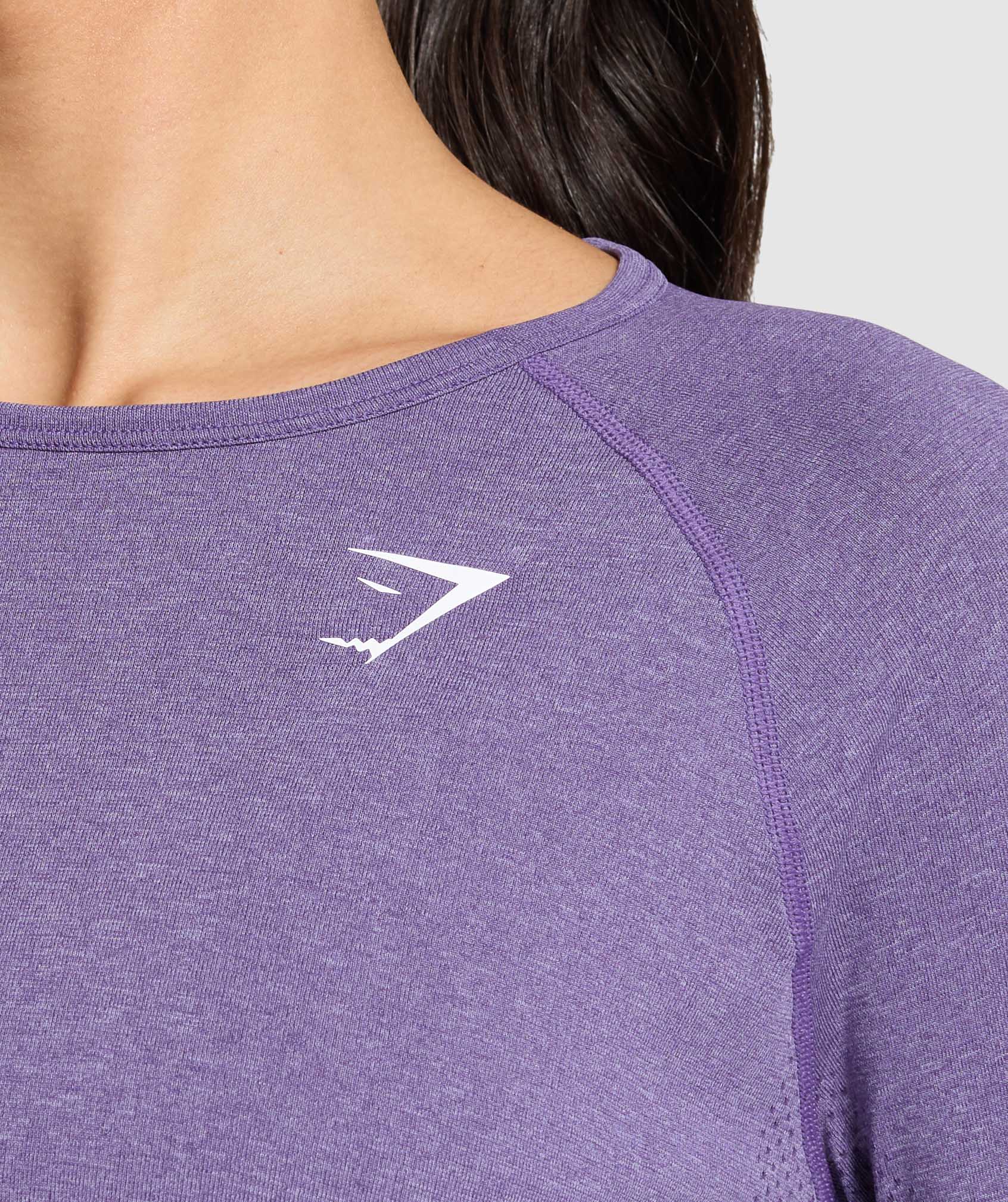 Women's Gymshark Vital Light Long Sleeve Top Functional Purple
