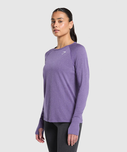 Women's Gymshark Vital Light Long Sleeve Top Functional Purple