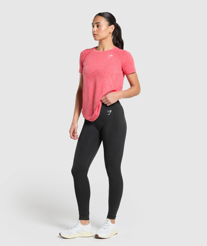 Women's Gymshark Vital Light T-Shirt Coral Red