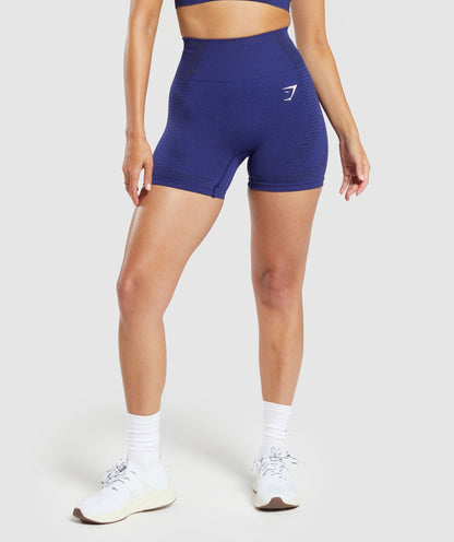 Women's Gymshark Vital Shorts Cobalt Purple Marl