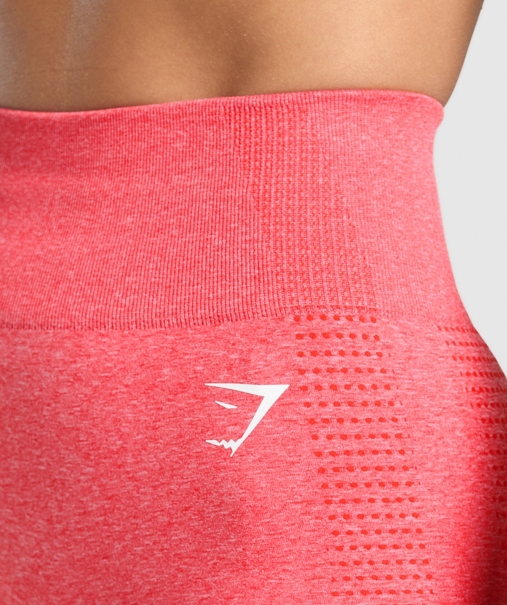 Women's Gymshark Vital Shorts Coral Red Marl