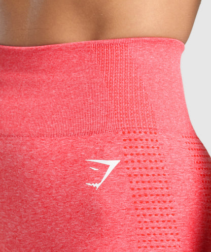 Women's Gymshark Vital Shorts Coral Red Marl