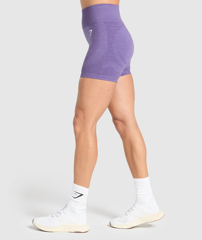 Women's Gymshark Vital Shorts Functional Purple Marl