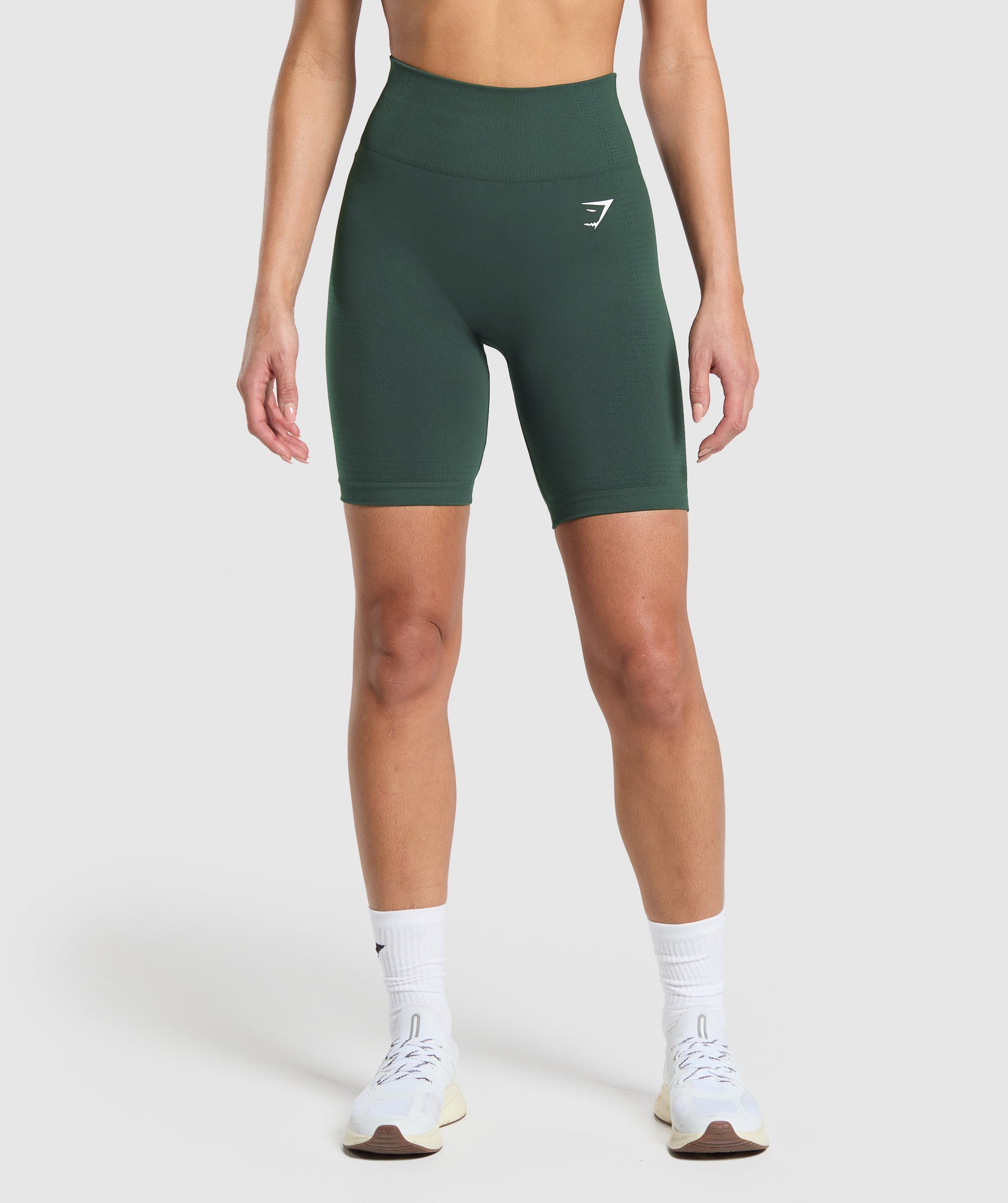 Women's Gymshark Vital 7" Shorts Woodland Green Marl