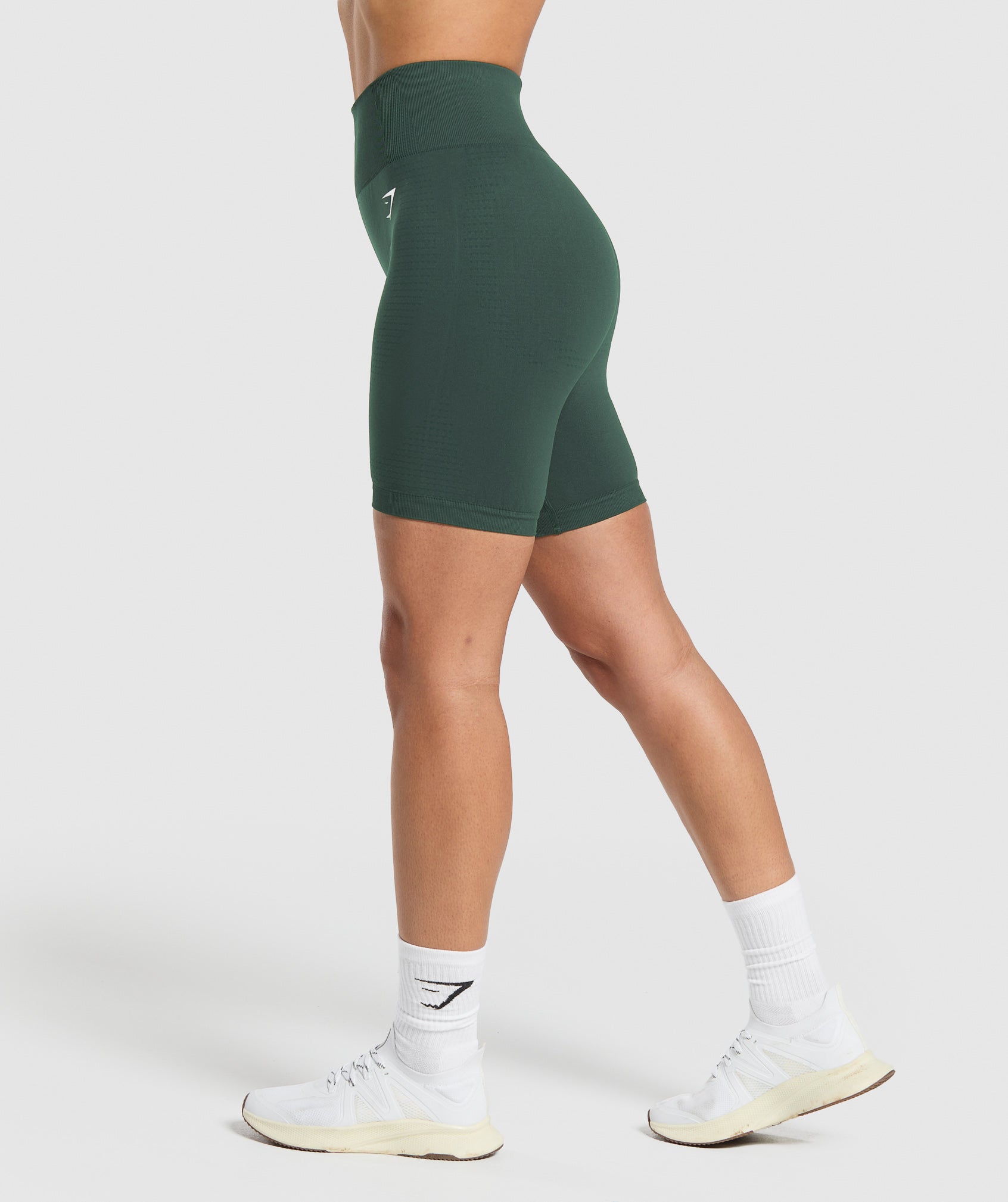 Women's Gymshark Vital 7" Shorts Woodland Green Marl