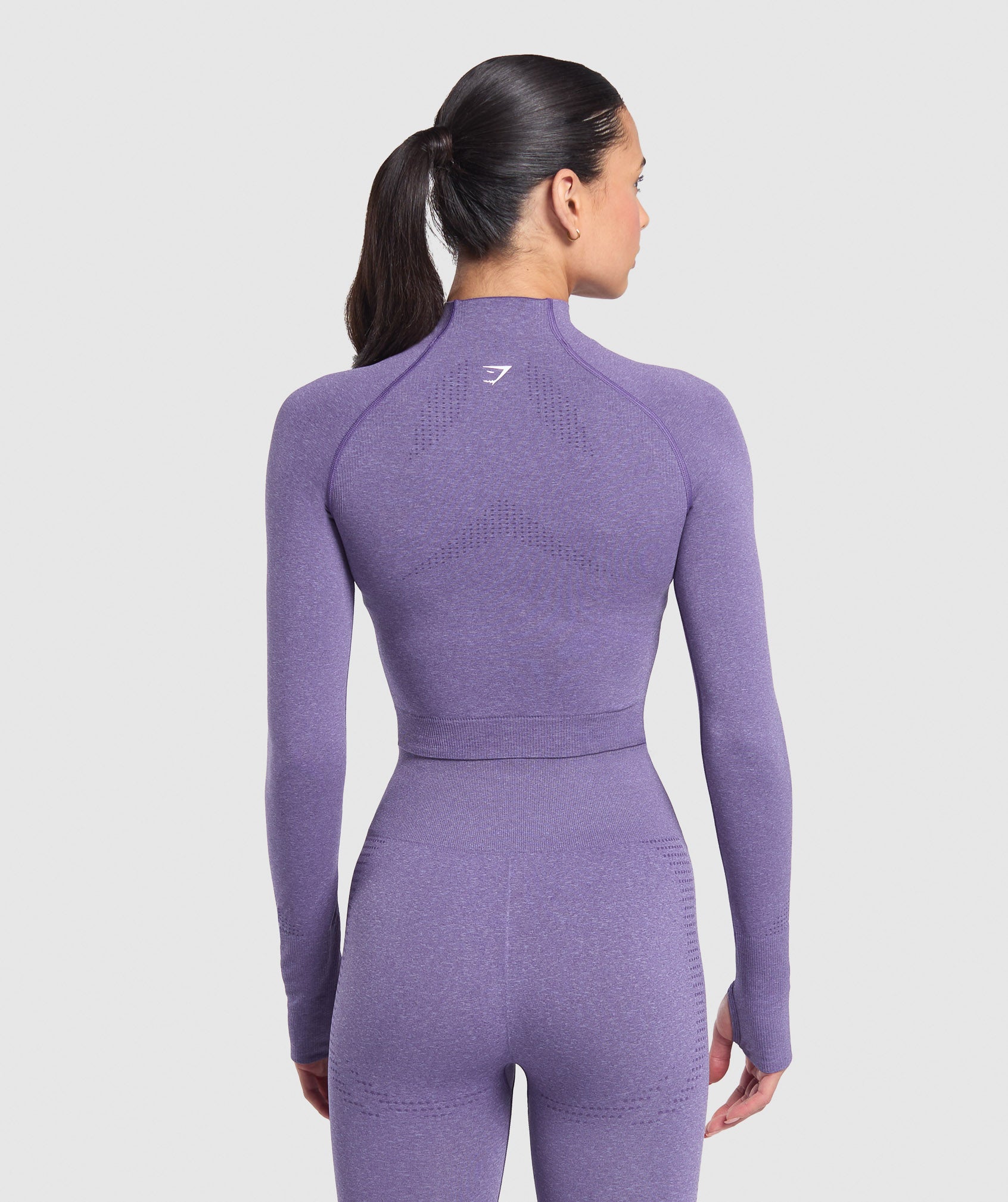 Women's Gymshark Vital Midi Zip Up Jacket Functional Purple