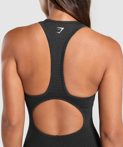 Women's Gymshark Vital All In One Black Marl