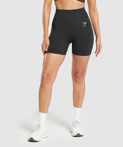 Women's Gymshark Vital Shorts Black Marl