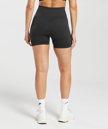 Women's Gymshark Vital Shorts Black Marl