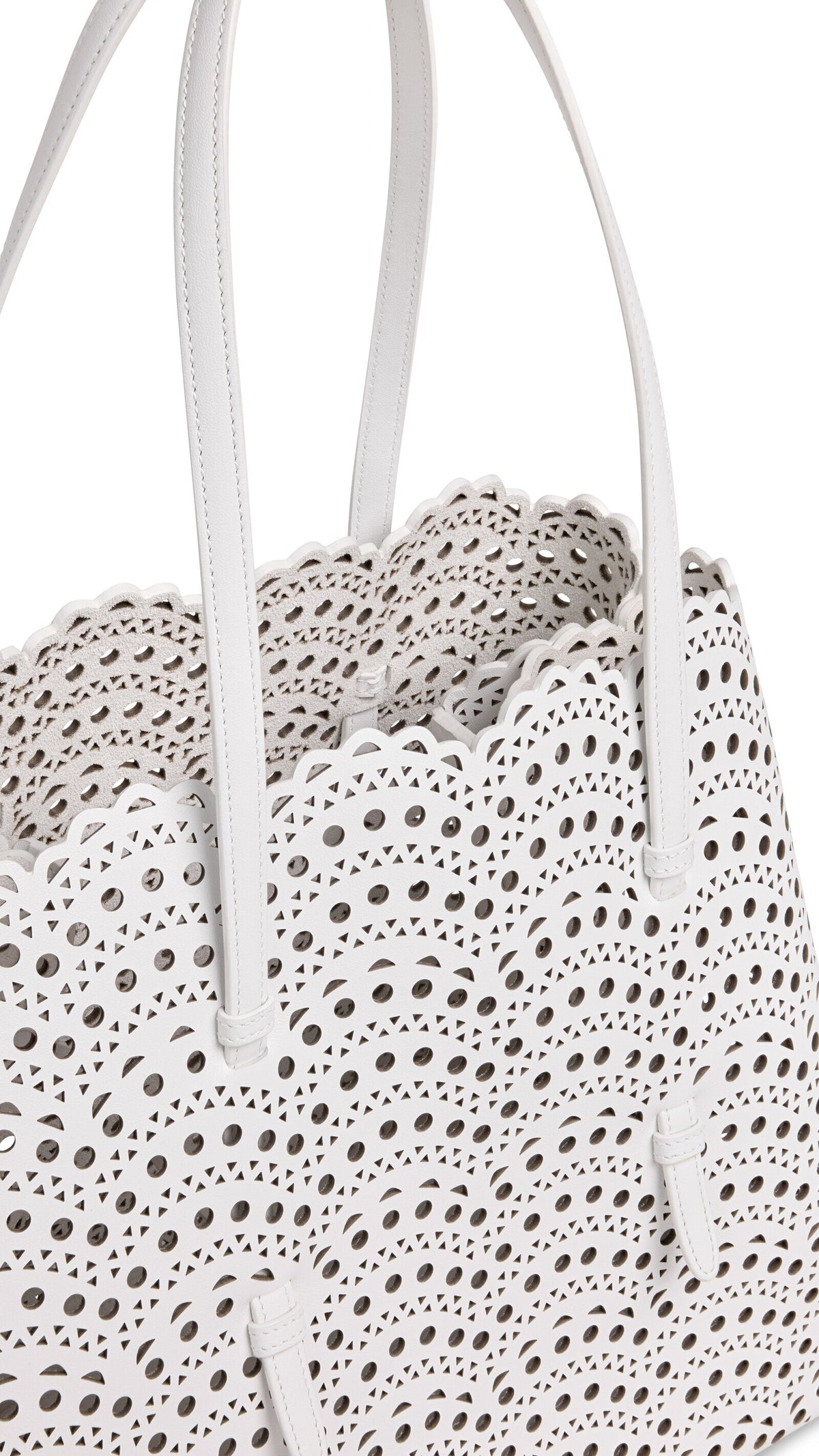 Alaïa Mina 37 Bag In Perforated Vienne Calfskin