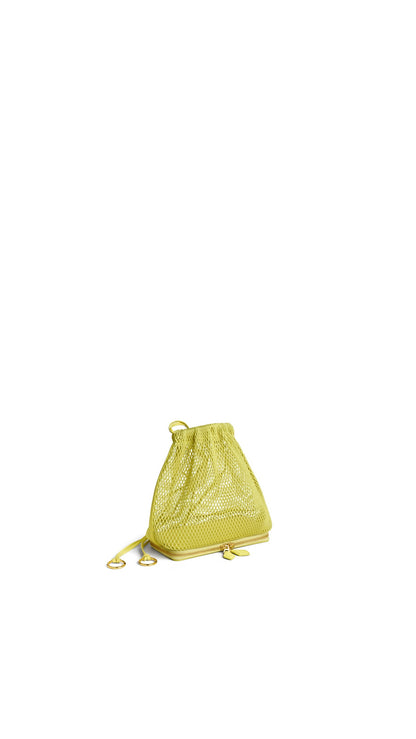 Alaïa Le Pochon Bag In Fishnet