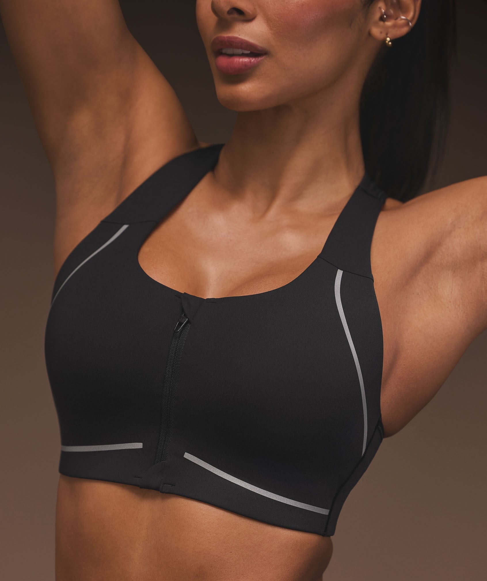 Women's Gymshark Running Sports Bra Black