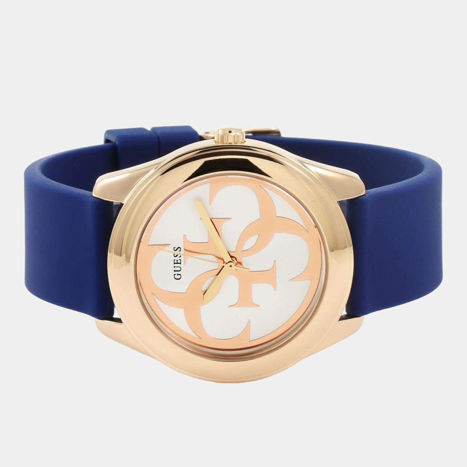 Guess Gt G Twist Women Quartz White Dial Analog Stainless Steel W0911L6