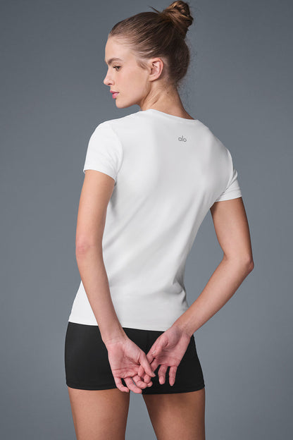 Alo Yoga Women'S Alosoft Finesse Tee