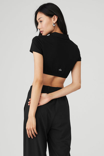 Alo Yoga Women'S Cropped Prestige Polo