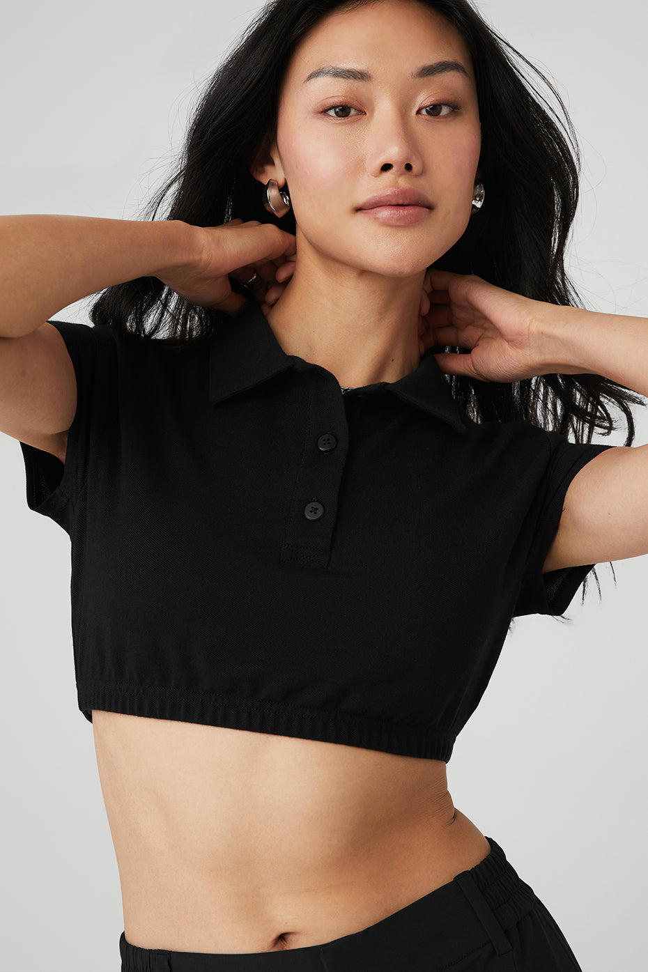 Alo Yoga Women'S Cropped Prestige Polo