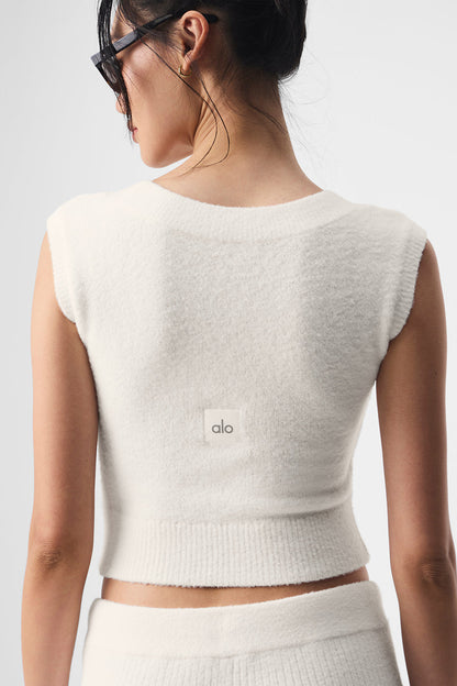 Alo Yoga Women'S Snuggle Up Sweater Short Sleeve