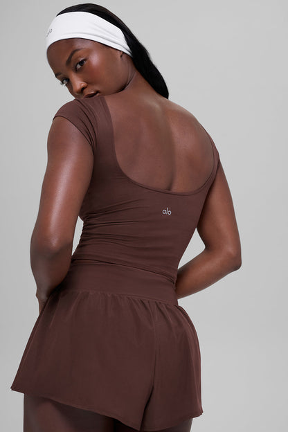 Alo Yoga Women'S Alosoft Back For More Tee