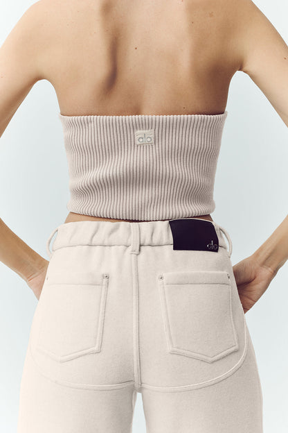 Alo Yoga Women'S Wool Blend Nightcap Corset Top