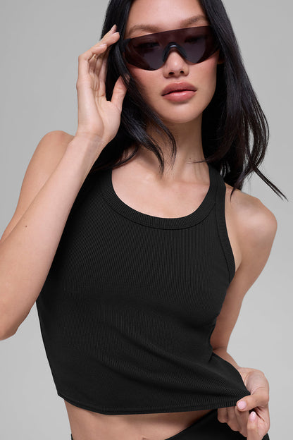 Alo Yoga Women'S Goddess Ribbed Go-To Tank