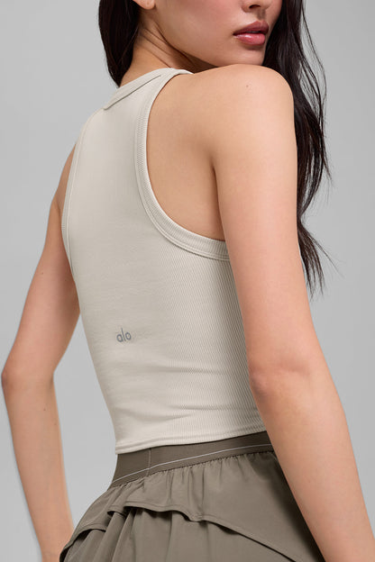 Alo Yoga Women'S Goddess Ribbed Go-To Tank