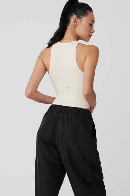 Alo Yoga Women'S Goddess Ribbed Go-To Tank