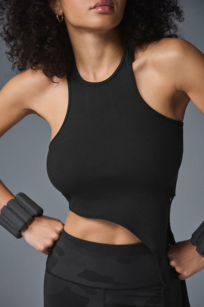 Alo Yoga Women'S Alosoft Ribbed Revelation Tank