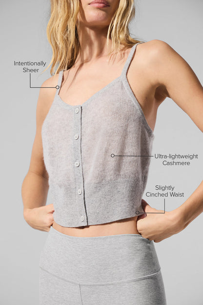 Alo Yoga Women'S Sheer Cashmere Tank
