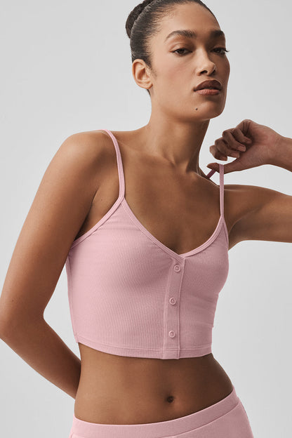 Alo Yoga Women'S Ribbed Delicate Lounge Tank
