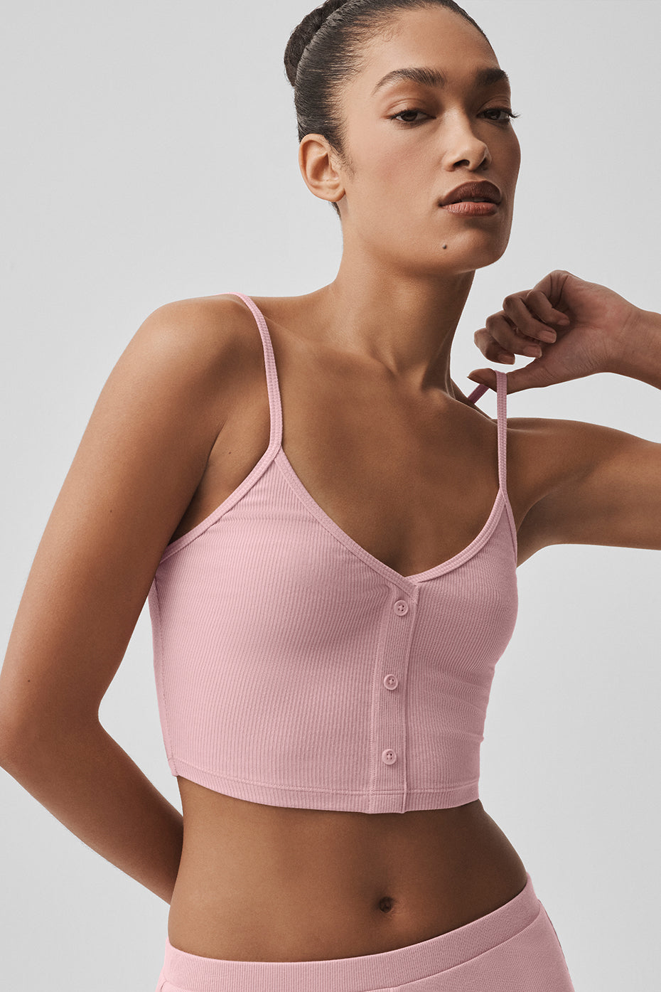 Alo Yoga Women'S Ribbed Delicate Lounge Tank
