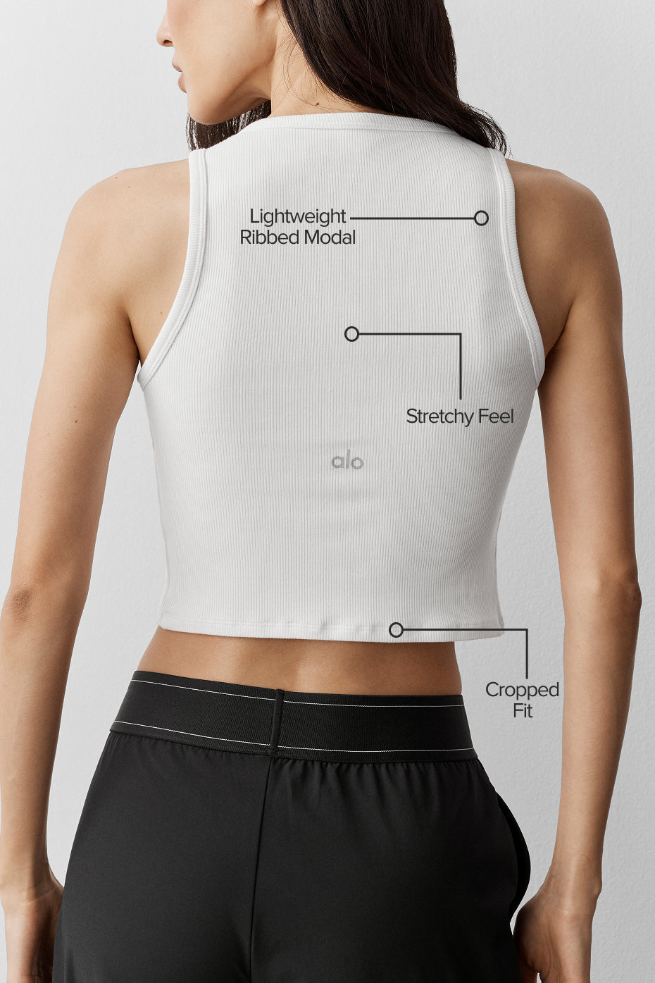 Alo Yoga Women'S Ribbed Modal Henley Tank